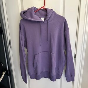 purple Zara Men’s Hoodie Pullover Size L Large